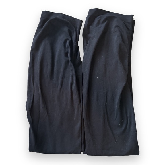 Two black super comfortable maternity leggings pants size medium. - Picture 1 of 3